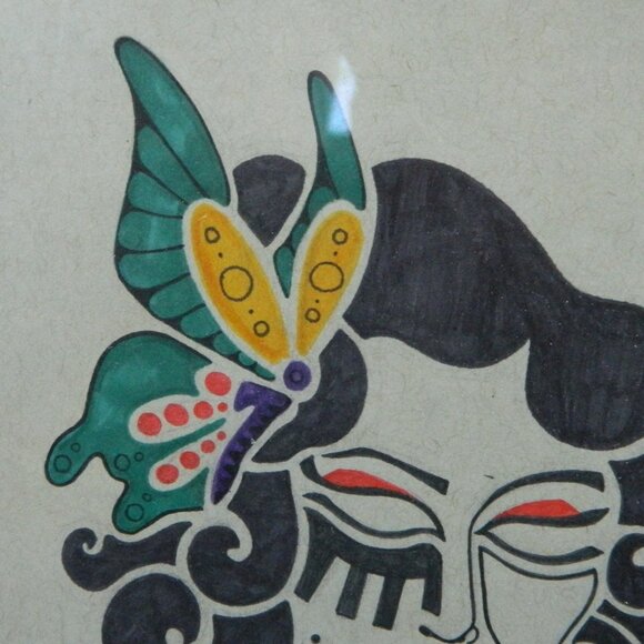 Stylized Woman's Face Drawing by G Marcucci - Picture 4 of 6